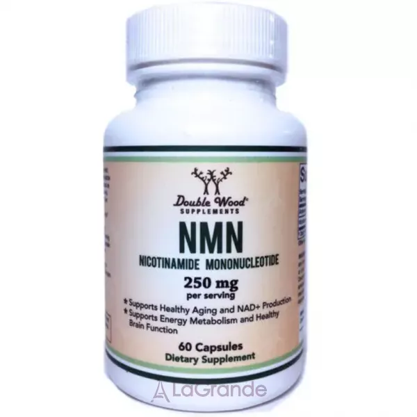 Double Wood NMN Nicotinamide Mononucleotide 250 mg ����������� ������� NMN (�����������-�������������) 250 ��
