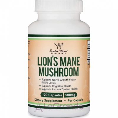 Double Wood Lion's Mane Mushroom 500 mg ����������� ������� 