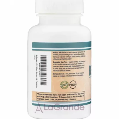 Double Wood  Berberine 500 mg ����������� ������� 
