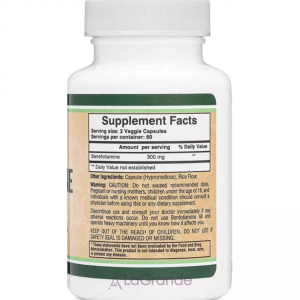 Double Wood  Benfotiamin 300 mg ĳ������ ������� 