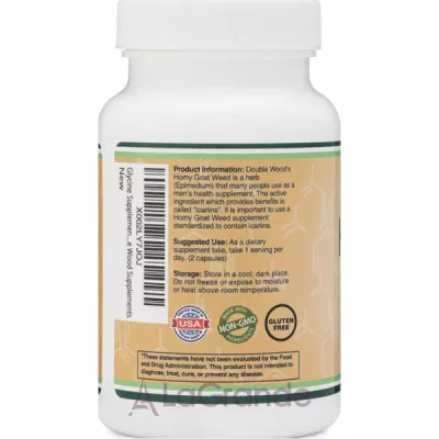 Double Wood Horny Goat Weed 1000 mg ĳ������ ������� ��� �������� ��������� ����