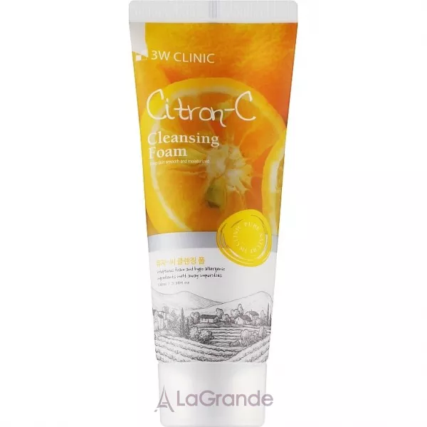 3W Clinic Citron-C Cleansing Foam ����� ��� �������� � ���������� �������
