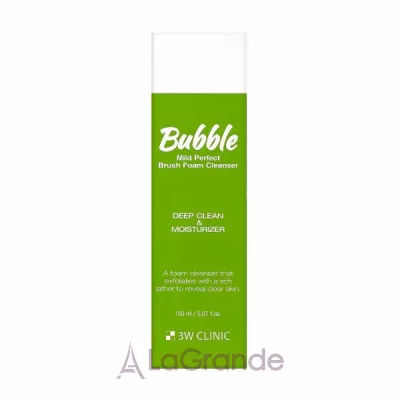 3W Clinic Bubble Mild Perfect Brush Foam Cleanser ϳ��� ��� ��������
