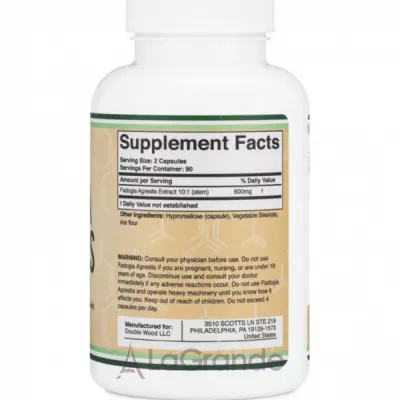 Double Wood Fadogia Agrestis 600 mg ĳ������ ������� ������ ������������ 