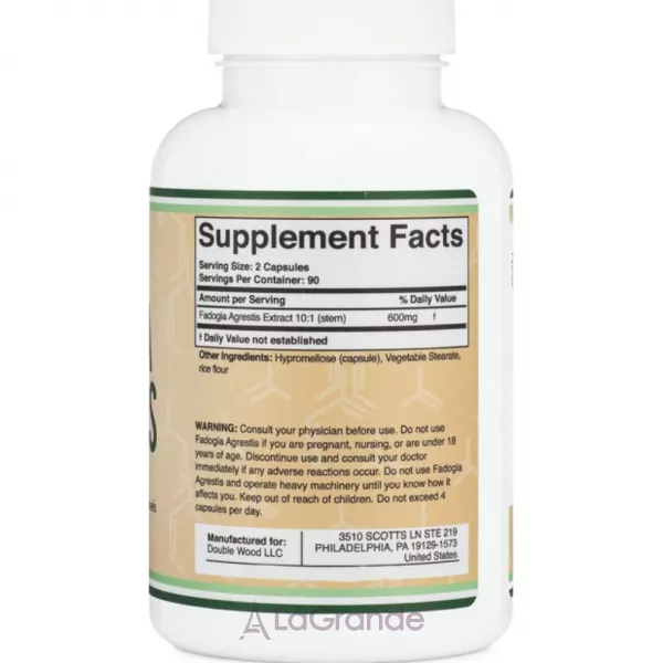 Double Wood Fadogia Agrestis 600 mg ĳ������ ������� ������ ������������ 