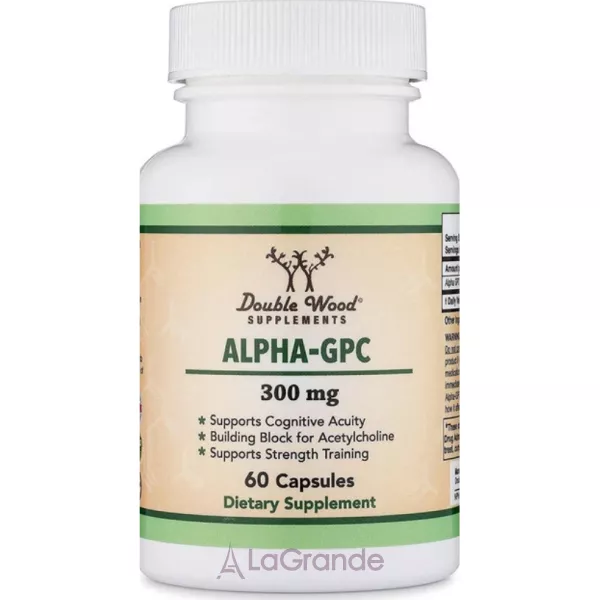 Double Wood Alpha GPC 300 mg ����������� ������� 