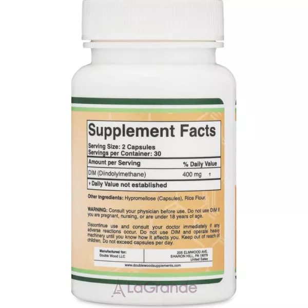 Double Wood DIM 400 mg ����������� ������� ��� ��������� ������� ������������ � ��������� � ������ � ������ 