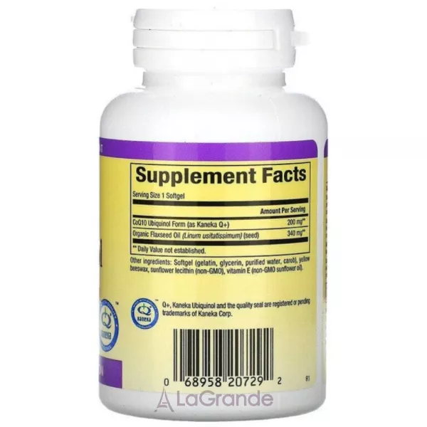 Natural Factors Ubiquinol Active CoQ10 200 mg ����������� ������� 