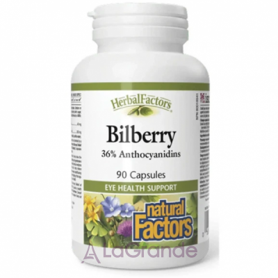 Natural Factors Bilberry 40 mg ĳ������ ������� 