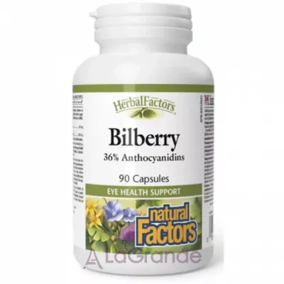 Natural Factors Bilberry 40 mg ĳ������ ������� 