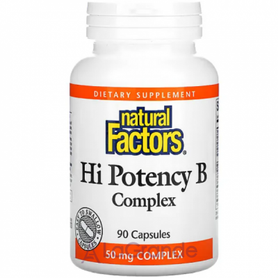 Natural Factors Hi potency B complex 50 mg ���������������� �������� ������� ����� B 50 ��