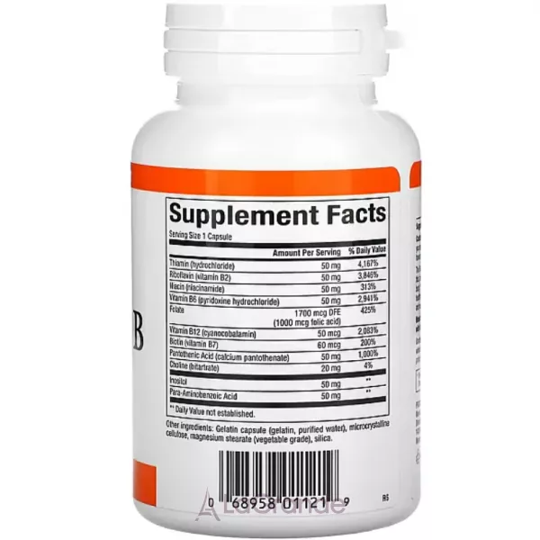 Natural Factors Hi potency B complex 50 mg ����������������� �������� ��������� ������ B 50 ��