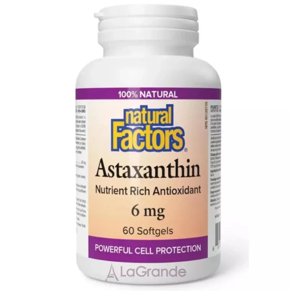 Natural Factors Astaxanthin 6 mg ����������� ������� 