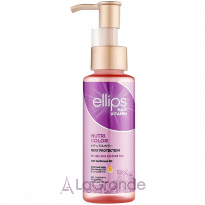 Ellips Hair Vitamin Nutri Color Heat Protection For Dry And Colored Hair With Sunflower Oil ����� ��� ����� 