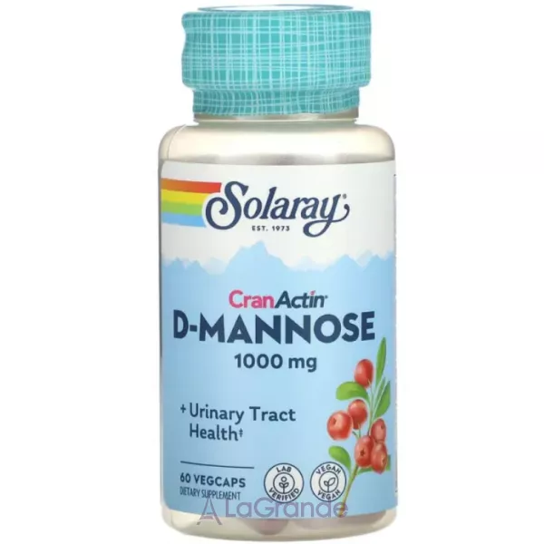 Solaray CranActin D-Mannose 1000 mg ����������� ������� 