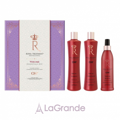 CHI Royal Treatment Volume Essentials Kit ����� ��� ������ ����� (shm/355 ml + cond/355 ml + booster/118 ml)