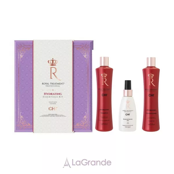 CHI Royal Treatment Hydrating Essentials Kit ����� ��� ���������� ����� (shm/355ml + cond/355ml + h/oil/118ml)