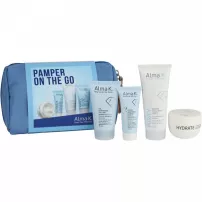 Alma K. Pamper On the Go Travel Set ����� �������� ��� ���� � ���� (cleans/gel/30 ml + body/butter/50 ml + f/cr/15 ml + sh/gel/60 ml)