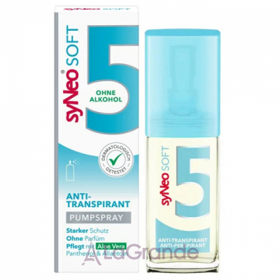 syNeo 5 Soft Anti-Perspirant Pump Spray �������������-���������� � ���� ����� 䳿, ��� ������