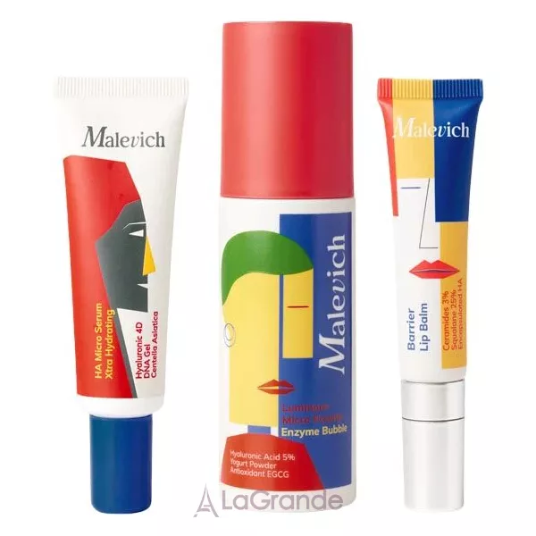 Malevich Stars Set ����� ��� ���� ����� ���� (f/serum/30ml + powder/60g + lip/balm/15ml + pouch/1pcs)