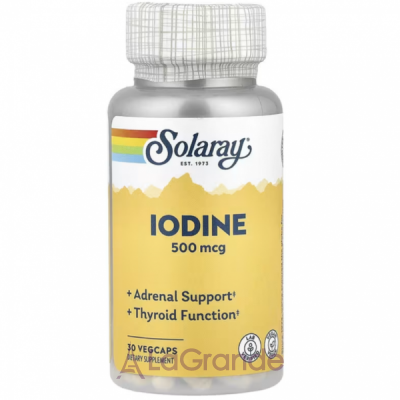 Solaray Iodine 500 mcg ����������� ������� 