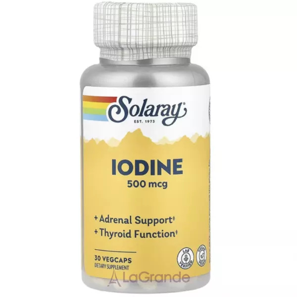Solaray Iodine 500 mcg ĳ������ ������� 