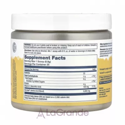 Solaray Vegan Collagen Booster Powder Natural Vanilla ���������� ����������� ��������� ������� ��� ����� �������� ������'� �� ������������ ����