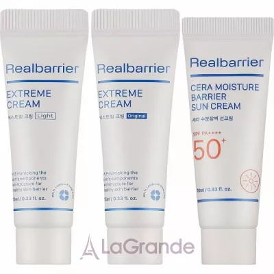 Real Barrier Skin Barrier Trial Kit ����� �������� (cr/10ml + cr/10ml + sun/cr/10ml)