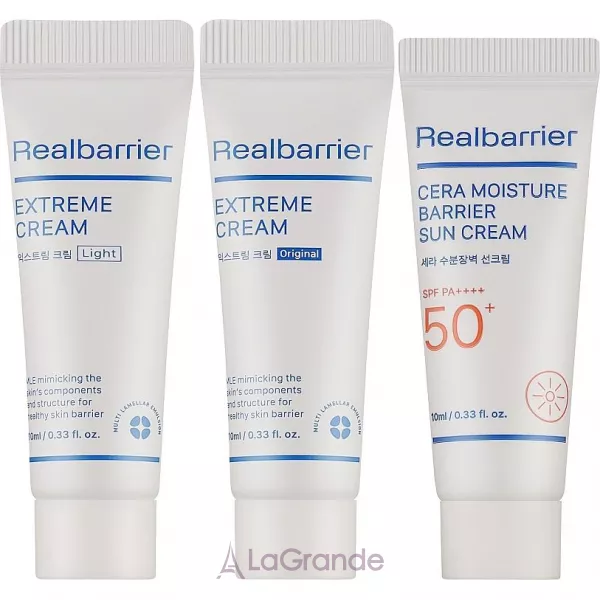 Real Barrier Skin Barrier Trial Kit ����� �������� (cr/10ml + cr/10ml + sun/cr/10ml)