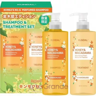 Kundal Osmanthus Edition Shampoo+Protein Treatment Set ����� ��� ����� �� �������� � �������� ���������  (shampoo/400ml+h/cond/400ml)